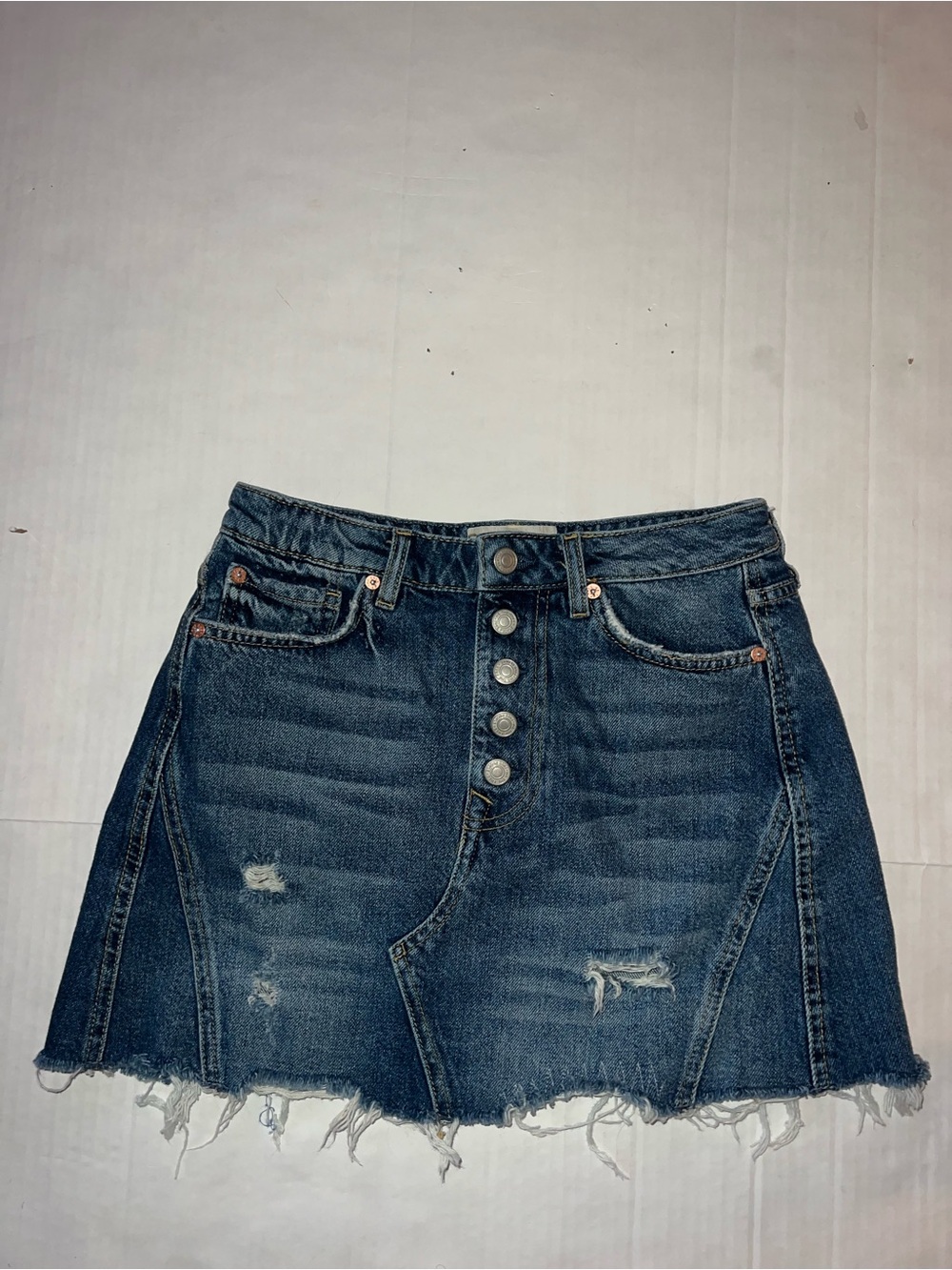 Free People Denim Mini Skirt size 27